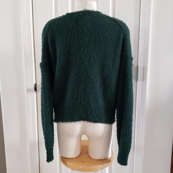 Free People Theo V Neck / Deepest Spruce - Picture 3 of 7